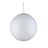 Sea Gull Lighting 6020 15 Single Light Globe Pendant, White with Opal Glass 31S7YA80ATL. SL160 Sea Gull Lighting 6020 15 Single Light Globe Pendant, White with Opal Glass