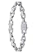 Jewelry : Stainless Steel and 18k Gold Accents Bracelet