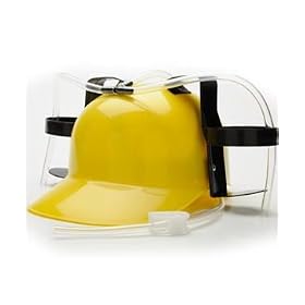 Beer Guzzler Helmet Yellow Helmet