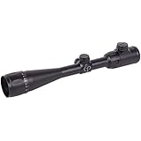 CenterPoint LR416AORG2 4-16x40mm Rifle Scope with Illuminated Parallax Adjustable T.A.G. Reticle and Picatinny Rings