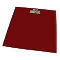 Escali Glass Precision Lithium Scale - Rio Red (Square)