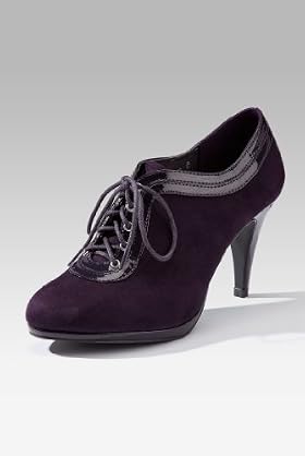 Wide Fit Stiletto Heel Lace Up Shoe Boots [T02-6832W-S]