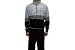 Fila Men's Velour Grey and Black Striped Complete Tracksuit