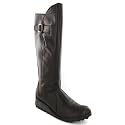 Fly London Mol Dark Brown Leather Womens Boots