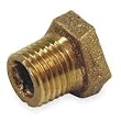 Industrial Grade 1VFV7 Hex Bushing, Red Brass, 3/8 x 1/4 In