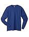 Hanes Men's Beefy-T Long-Sleeve T-Shirt,X-Large,Deep Royal