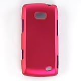 Premium Hot Pink Magenta Rubberized Hard Snap On Crystal Case Cover for the ....