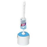 Clean Team Solutions Toilet Brush With Holder, 6 Count Box (Pack of 3)