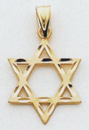 Jewish Star of David Charm - M1594