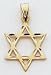 Jewish Star of David Charm - M1594