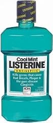Listerine Antiseptic Mouthwash, Cool Mint, 33.8-Ounce Bottle