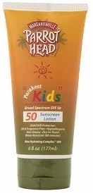 Parrot Head "Parakeet Kids" Sunscreen Lotion, SPF 50, 6 fl oz (2-Pack)