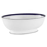 Lenox Federal Cobalt Platinum Bone China Open Vegetable Bowl by Lenox
