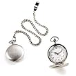 Silver Pocket Watch - Free Engraving