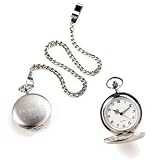 Silver Pocket Watch - Free Engraving