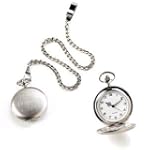 Silver Pocket Watch - Free Engraving $39.99