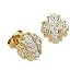 Diamond Earrings in 14K Yellow Gold