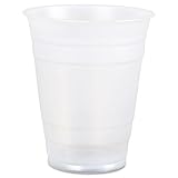 Boardwalk YE-160 16 oz Translucent Plastic Cup (12 Packs of 80)