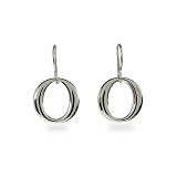 O Drop Sterling Silver Earrings