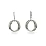 O Drop Sterling Silver Earrings