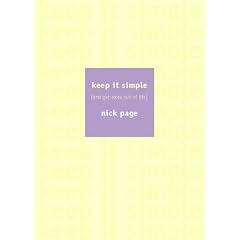 Keep It Simple: Creating Your Own Rule For Life