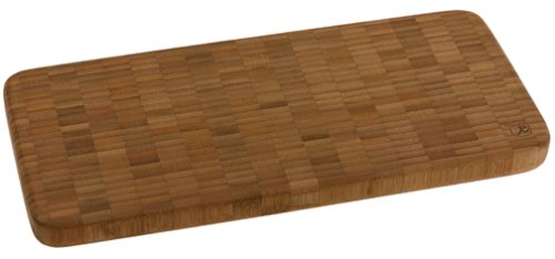 Totally Bamboo Santa Cruz End Grain Dark Cutting Board, Honey by Chopping Blocks