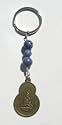 6th Chakra Sodalite Quan Yin Keychain