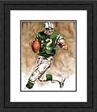 Framed Large Joe Namath New York Jets Giclee