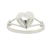 New Baby Childs Sterling Silver Puff Heart Ring