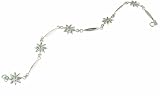 Image of 9ct White Gold 5 Diamond Daisy Bracelet