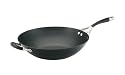 Circulon Elite Hard-Anodized Aluminum 14-Inch Nonstick Open Stir-Fry Pan