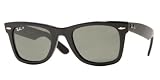 Buy RAY BAN 2140 ORIGINAL WAYFARER 901/58 BLACK POLARIZED PLASTIC SUNGLASSES.