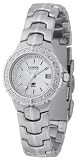 Fossil BLUE Ladies Diamond Bezel White Mother Of Pearl Dial Watch AM3756