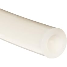 White Silicone Rubber Tubing, Food Grade