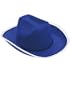 Dark Royal Blue Cowboy Cow Boy Felt Costume Party Hat