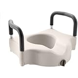 Medline Locking Elevated Toilet Seat with Arms