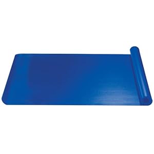 Harbinger 340602 Stretch Exercises Yoga Mat 4.5 mm x 24 x 66 (Blue)