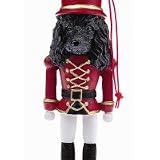 Poodle, black Dog Soldier Nut Cracker Ornament
