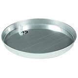Camco 20860 30'ID x 2' Aluminum Water Heater Drain Pan with PVC Fitting