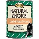 Nutro Natural Choice Adult Lamb and Pasta Formula Canned Dog Food
