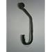 Wrought Iron Coat Hook Large Double Hand Made