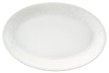 Nikko Ceramics Blanc Fleur Relish/ Sauce Boat Stand 9 1/4
