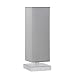 Trio-Leuchten 5914011-42 Tischleuchte Touch ME 1xE14 max. 60W Nickel matt Stoffschirm grau