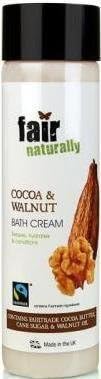 Fair naturally cocoa &amp; walnut bath cream 300ml by Fair Naturally