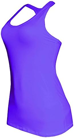 W Sport® Women's Moisture Wick Racer Back Athletic Tank Top, Purple, Medium