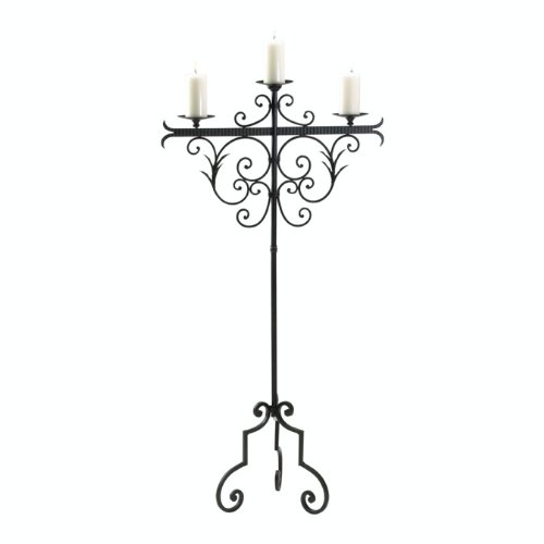 Verona Floor Candelabra in Antique Rust