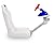 Playseat Rookie Gaming Seat for use with Nintendo Wii