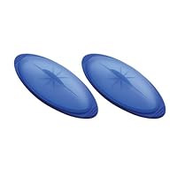 Orka 12-Ounce Blue Silicone Steamers, Set of 2