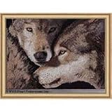 Bucilla Heirloom Collection Mates 17-Inch-by-12-Inch Counted Cross Stitch Kit
