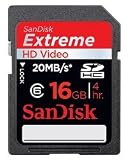 SanDisk Extreme HD Video 16 GB SDHC Class 6 Memory Card
